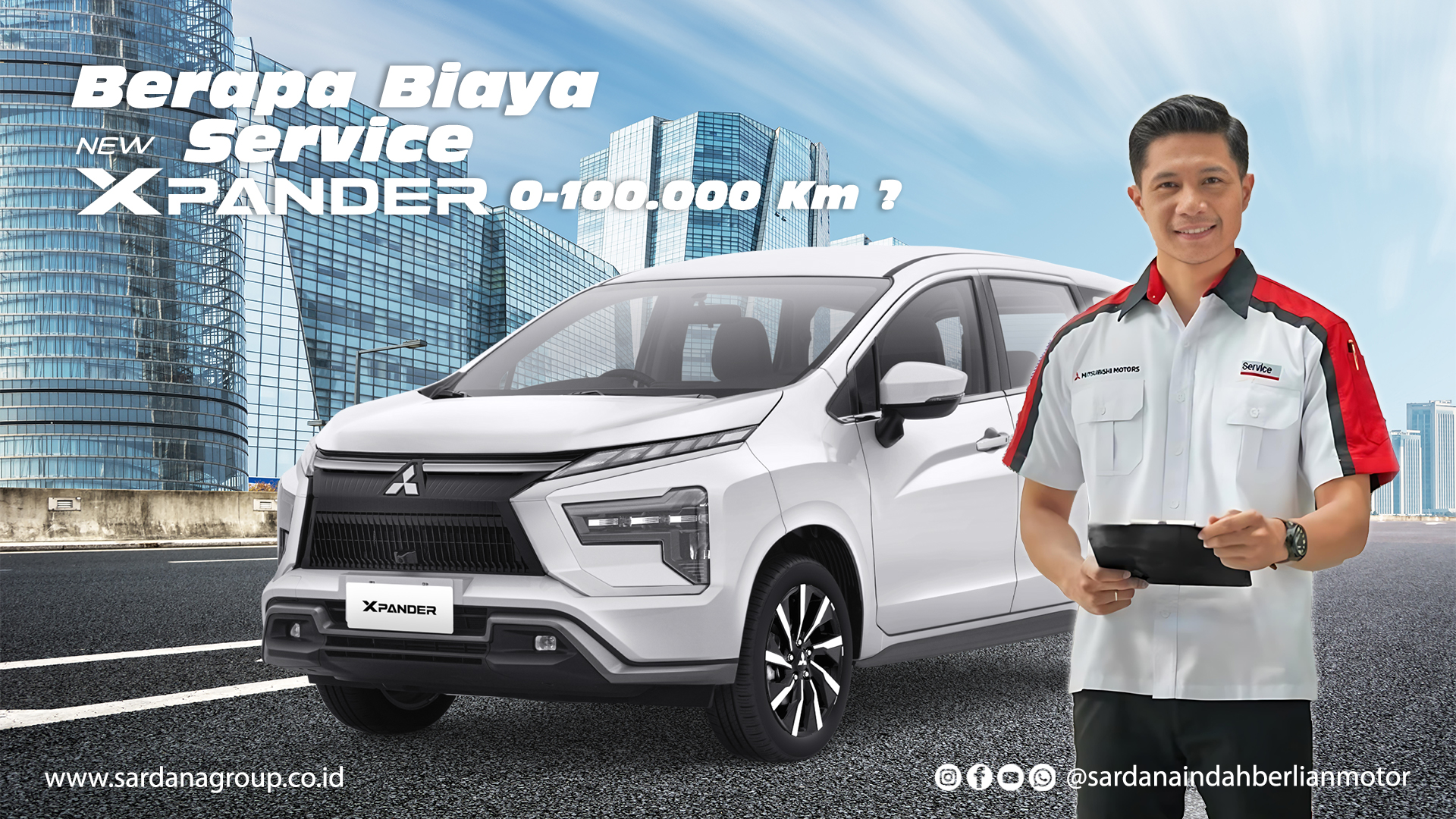Berapa Biaya Service Mitsubishi Xpander dan Xpander Cross 0-100.000 Km?
